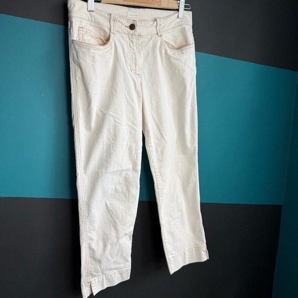 Eileen Fisher Cream Ankle & Cropped Jeans - Picture 2 of 9